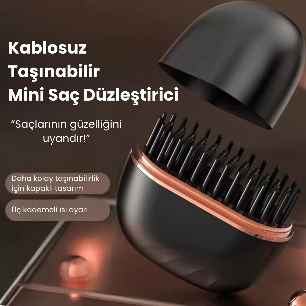 Kablosuz Taşınabilir Saç Düzleştirici